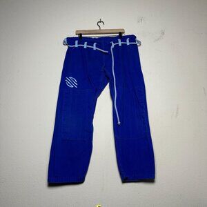 Sanabul Brazilian Blue Jiu-Jitsu Kimono Gi Pant Men A4 Karate Rope Marital Arts